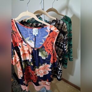Bundle Set of 3 XL Blouses Tops